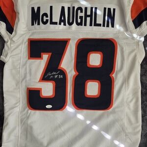 White and Orange Sports Jersey